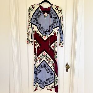 Sandro printed midi dress